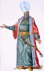 Aga, ou chef, des janissaires, 1780